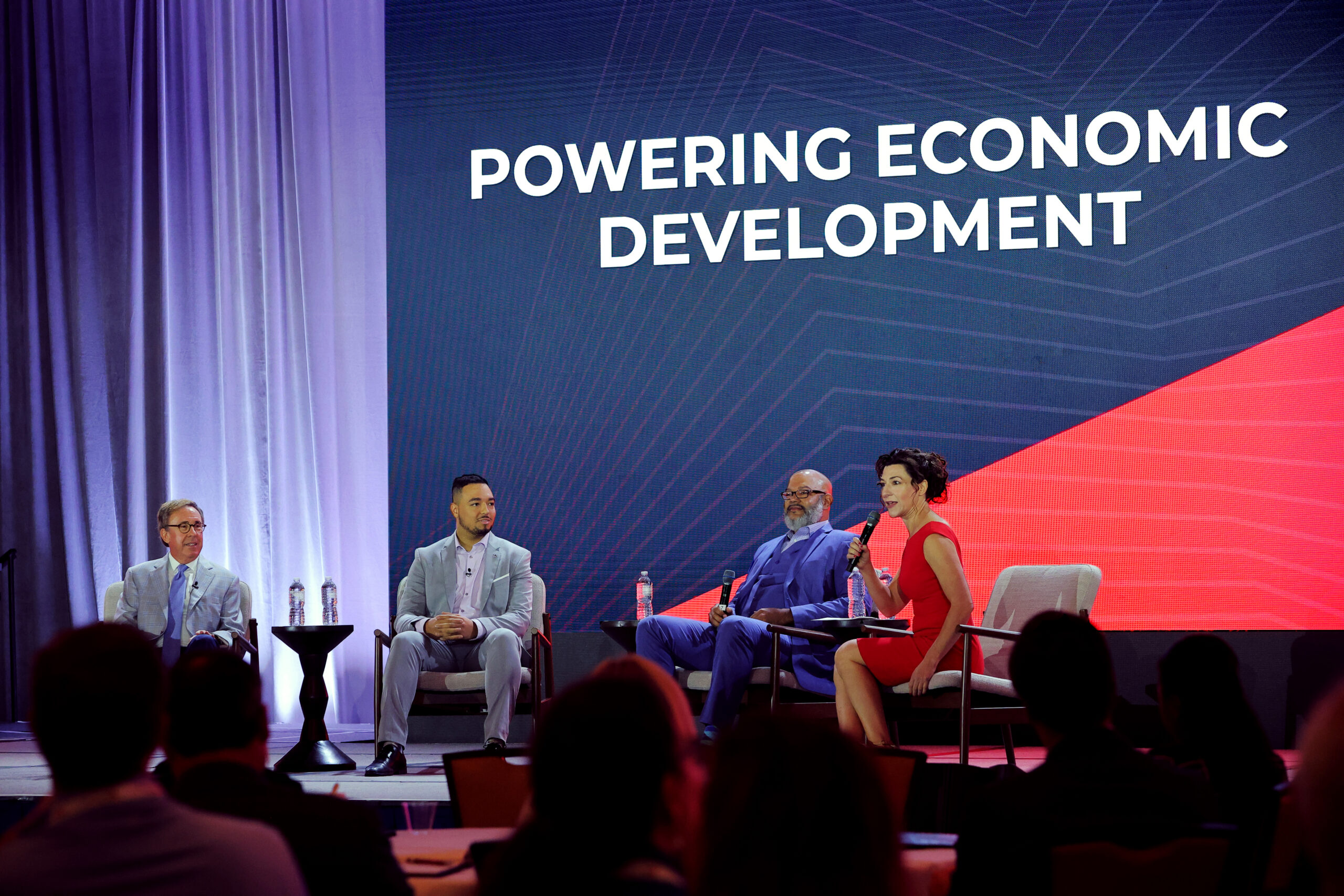 Panelists from the Powering Economic Development session at the 2023 C5 + CCIM Global Summit